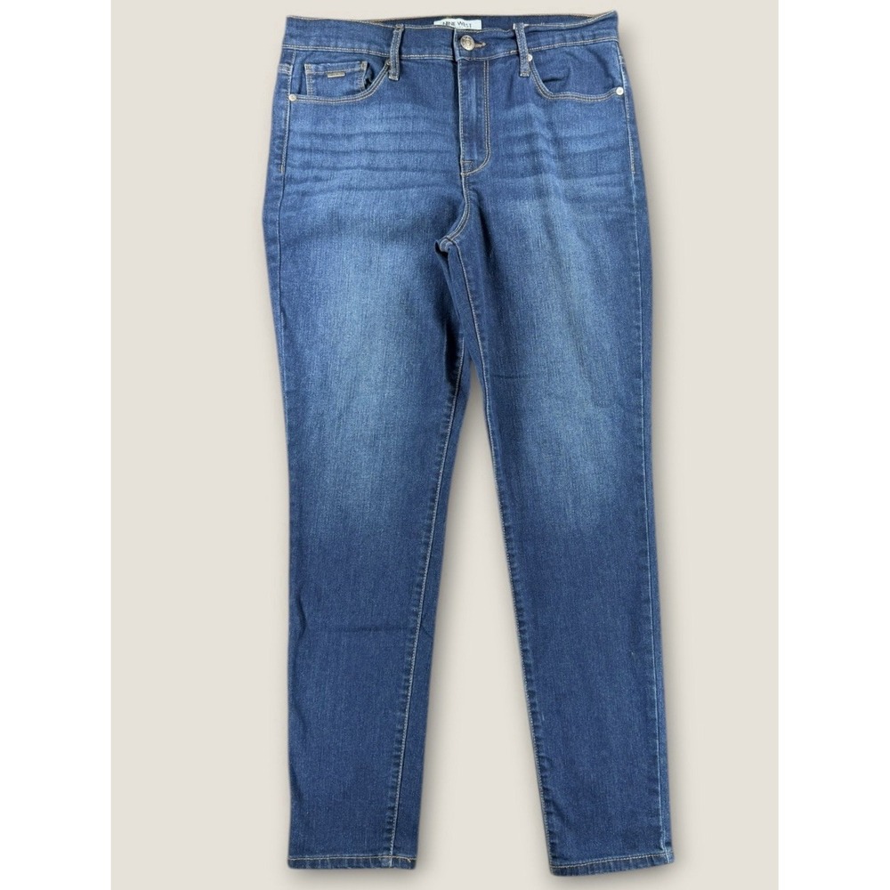 Nine West Cigarette High Rise Skinny Jeans Blue Denim Women's Size 10